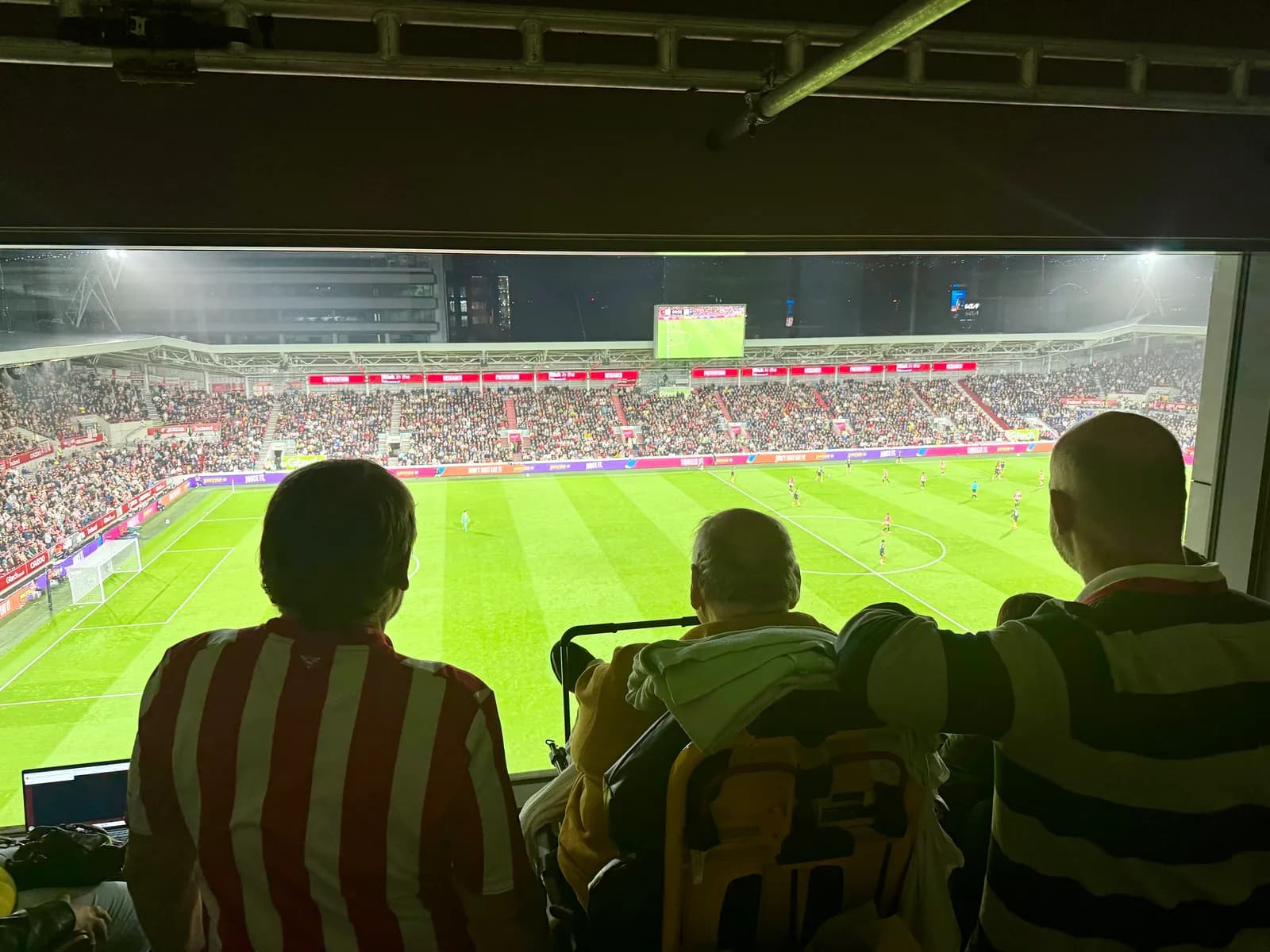 Paul watching Brentford